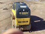 Used Trench Roller in yard for Sale,Back of used Trench Roller for Sale,Back of used Bomag Trench Roller for Sale,Side of used Bomag for Sale